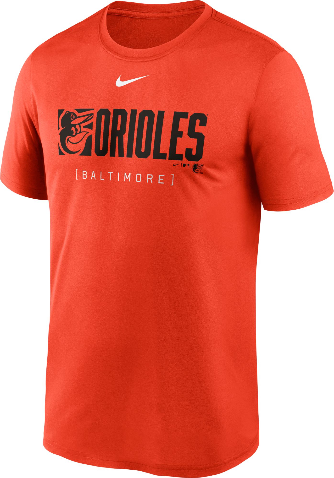 Nike Men's Baltimore Orioles Orange Knock Legend T-Shirt
