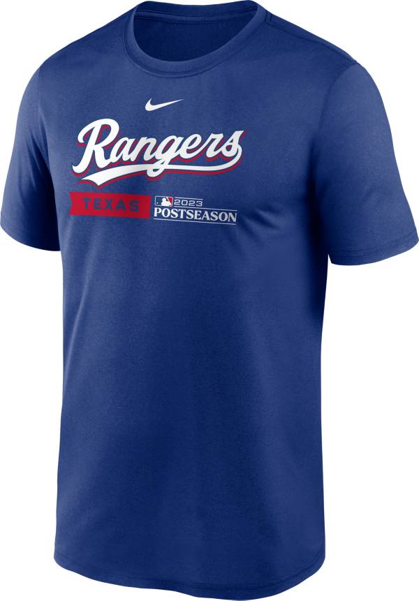 MLB Genuine Merchandise Blue Texas Rangers Graphic T-Shirt Size S Small