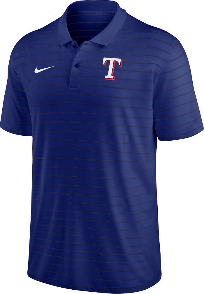 Nike Men's Texas Rangers Blue Authentic Collection Polo
