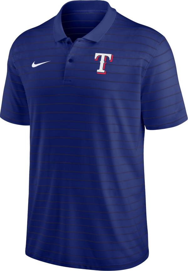 Nike Men s Texas Rangers Blue Authentic Collection Polo