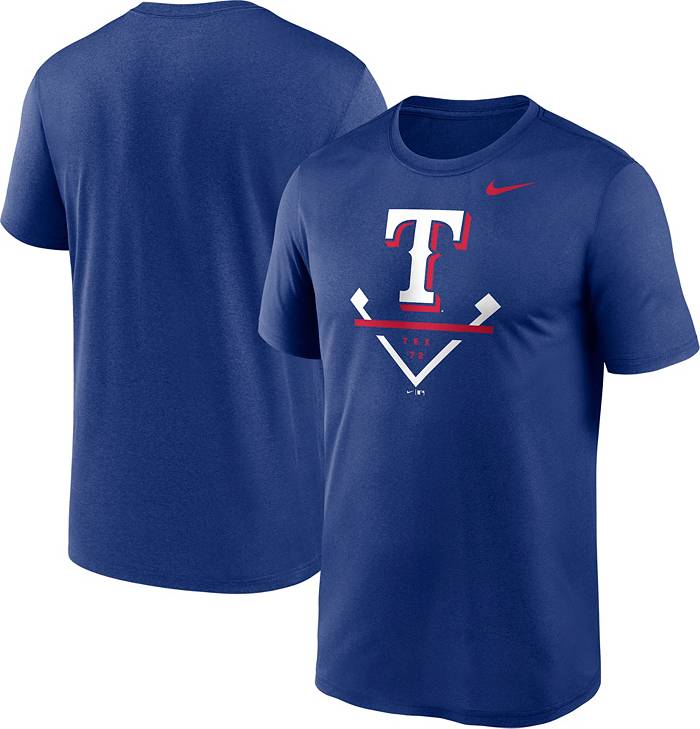 Nike Men's Texas Rangers Royal Icon Legend Performance T-Shirt