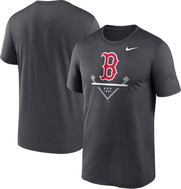 Nike Men's Boston Red Sox Gray Icon Legend Performance T-Shirt product image