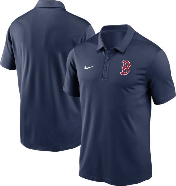 Nike Men's Boston Red Sox Navy Logo Franchise Polo T-Shirt