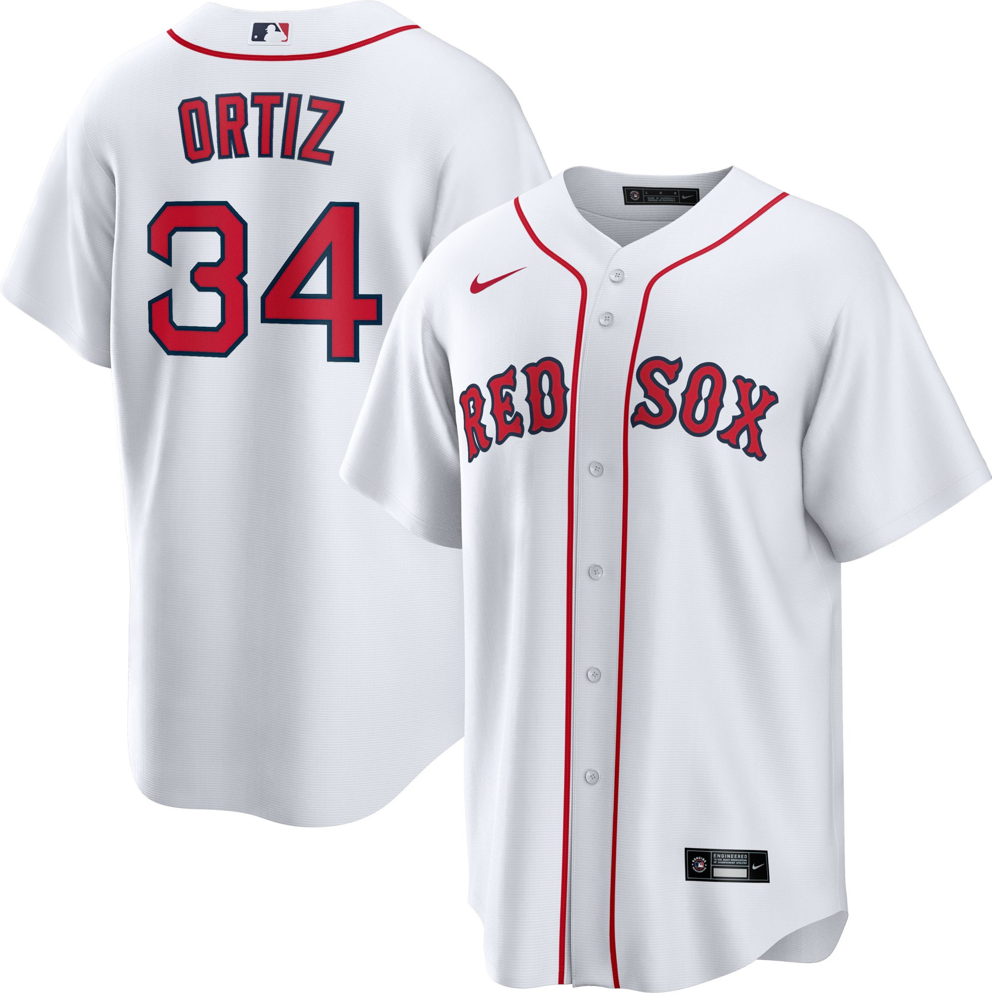 No34 David Ortiz Green Salute to Service Women's Stitched Jersey