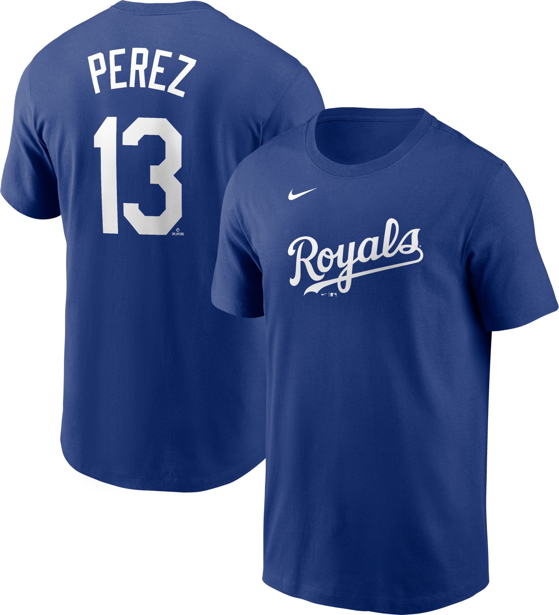 Nike Men's Kansas City Royals Salvador Pérez #13 Royal T-Shirt product image