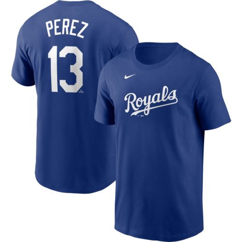 Nike Men's Kansas City Royals Jac Caglianone #14 Blue T-Shirt