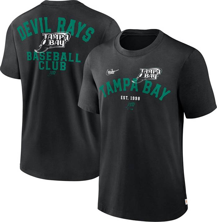 Nike Men's Tampa Bay Rays Black Cooperstown Rewind T-Shirt