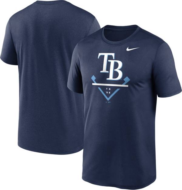 Nike Men's Tampa Bay Rays Navy Icon Legend Performance T-Shirt product image