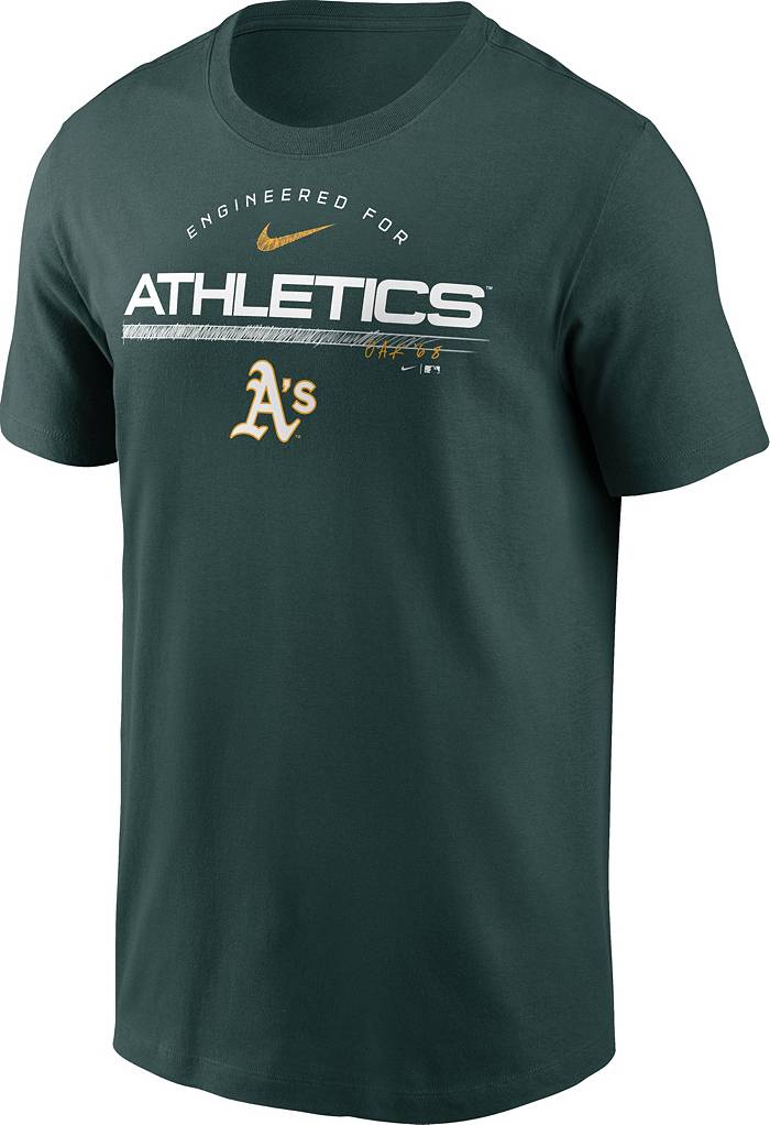 Nike Men's Oakland Athletics Green Team Engineered T-Shirt