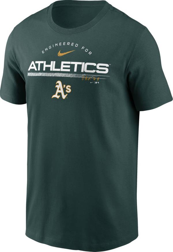 Nike Men's Oakland Athletics Green Team Engineered T-Shirt product image