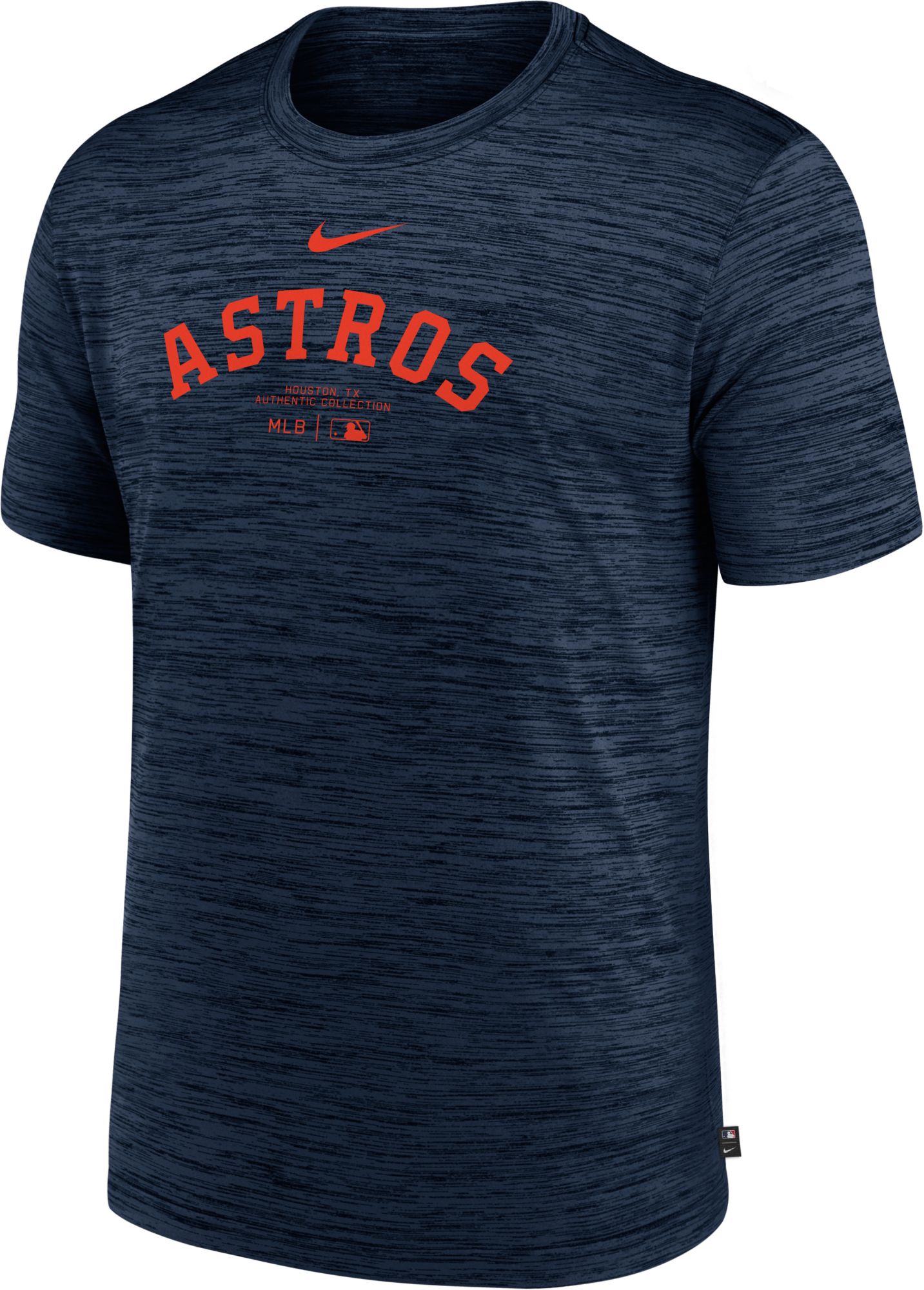 Nike Men's Houston Astros Navy Authentic Collection Velocity T-Shirt