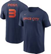 Nike Men's Houston Astros Jeremy Peña #3 Navy T-Shirt