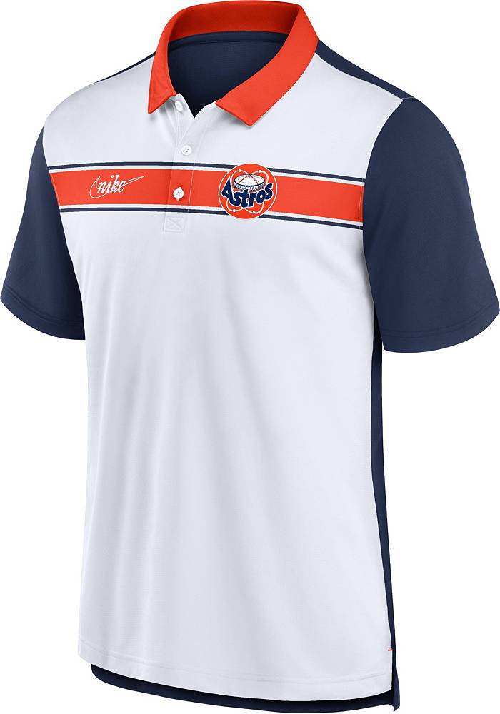 Nike Men's Houston Astros Navy Cooperstown Rewind Polo