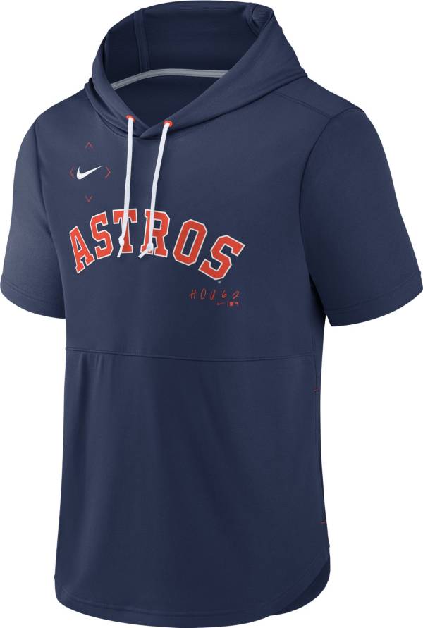 Nike Men's Houston Astros Navy Springer Short Sleeve Hoodie product image