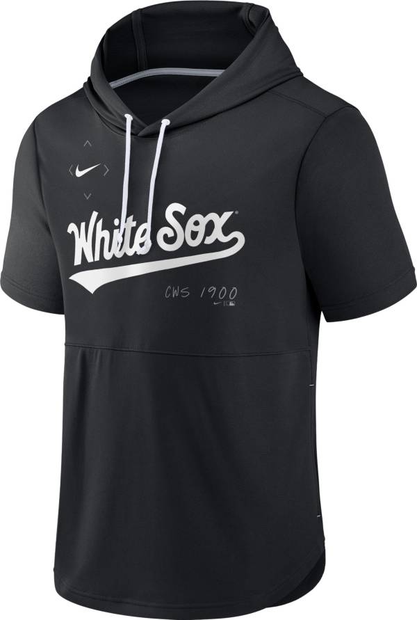 Nike Men's Chicago White Sox Black Springer Short Sleeve Hoodie product image