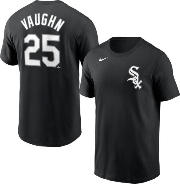 Nike Men's Chicago White Sox Andrew Vaughn #25 Black T-Shirt product image