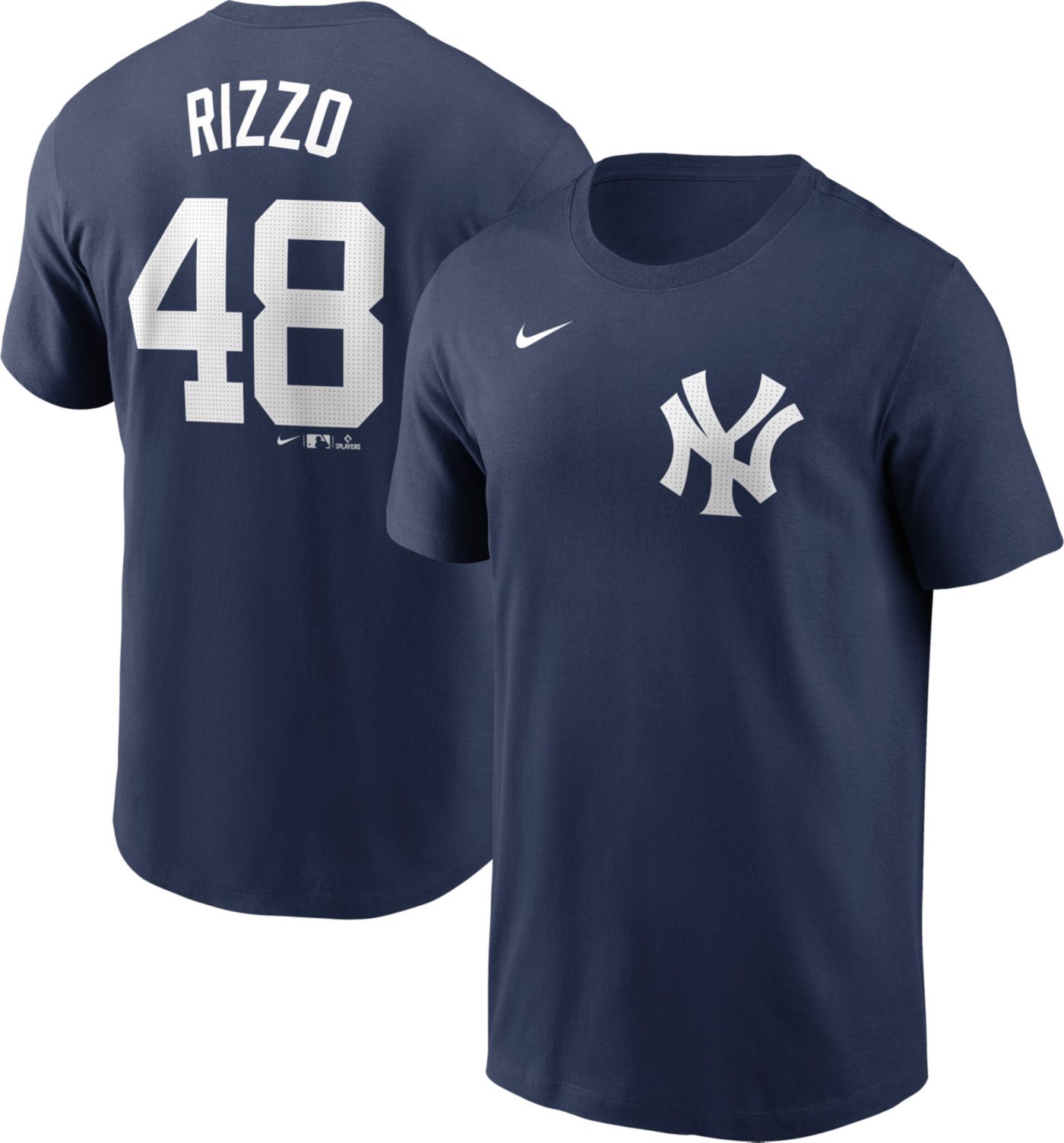 Nike Men s New York Yankees Anthony Rizzo 48 Navy T Shirt Dick s Sporting Goods