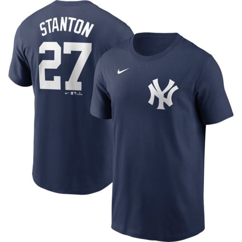 Nike Men's New York Yankees Cooperstown Navy Yogi Berra #8 T-Shirt
