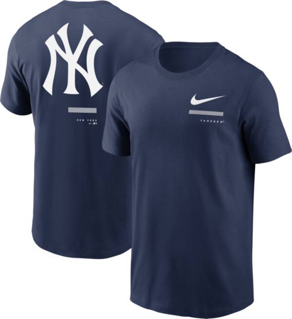 New York Yankees Sundae Helmet Tee Shirt Women's Medium / Navy Blue