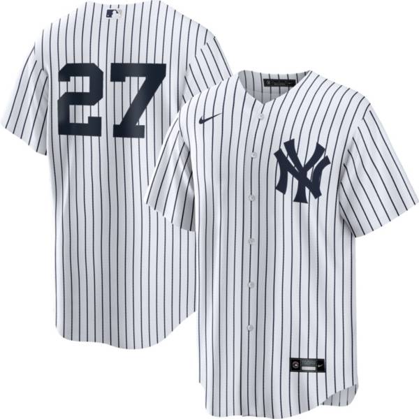 Nike Men's New York Yankees Giancarlo Stanton #27 White Cool Base Home Jersey product image
