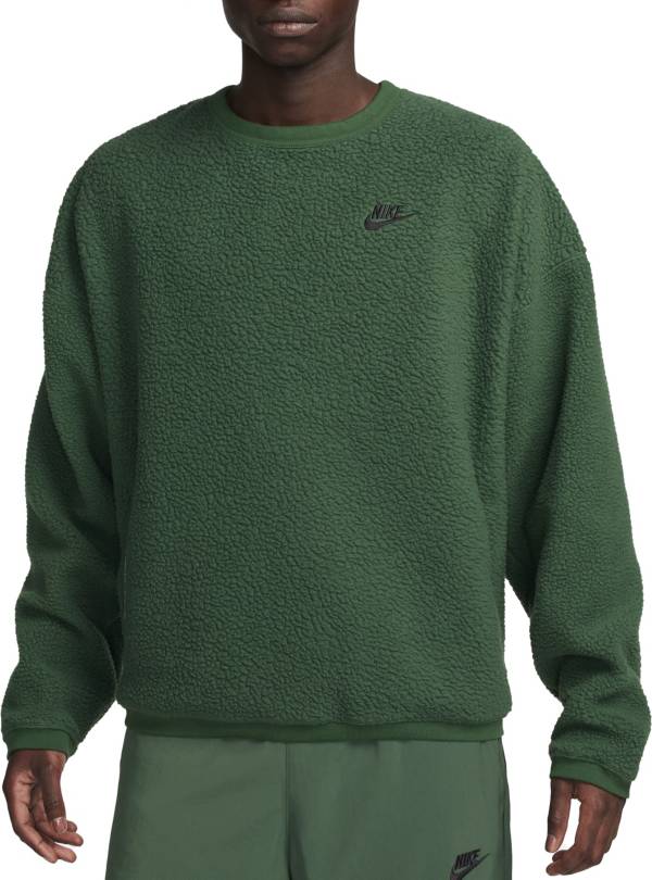 Nike crew neck club sweatshirt online green