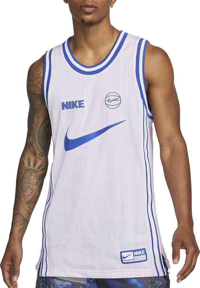Nike Dri-Fit Dna Printed Basketball Jersey Men Black/White AJ3537-010 -  KICKS CREW