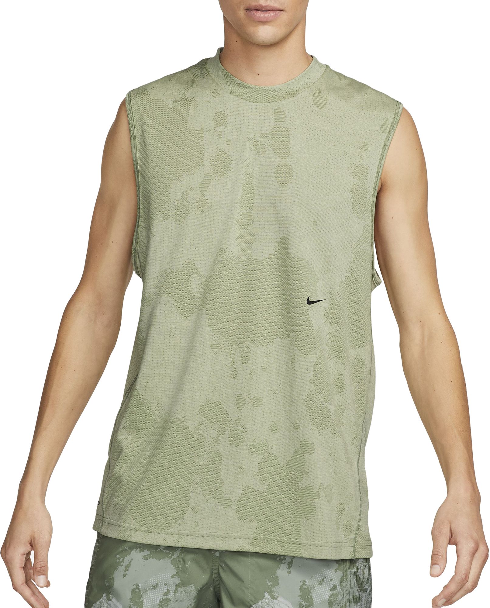 olive green nike tank top