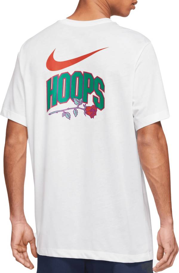 Nike Men's Dri-Fit Basketball T-Shirt, Medium, White