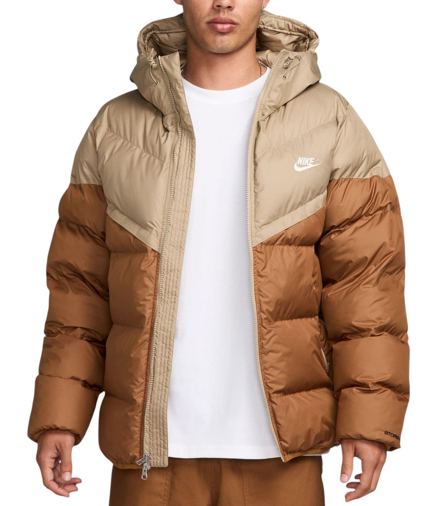 Nike khaki jacket mens deals