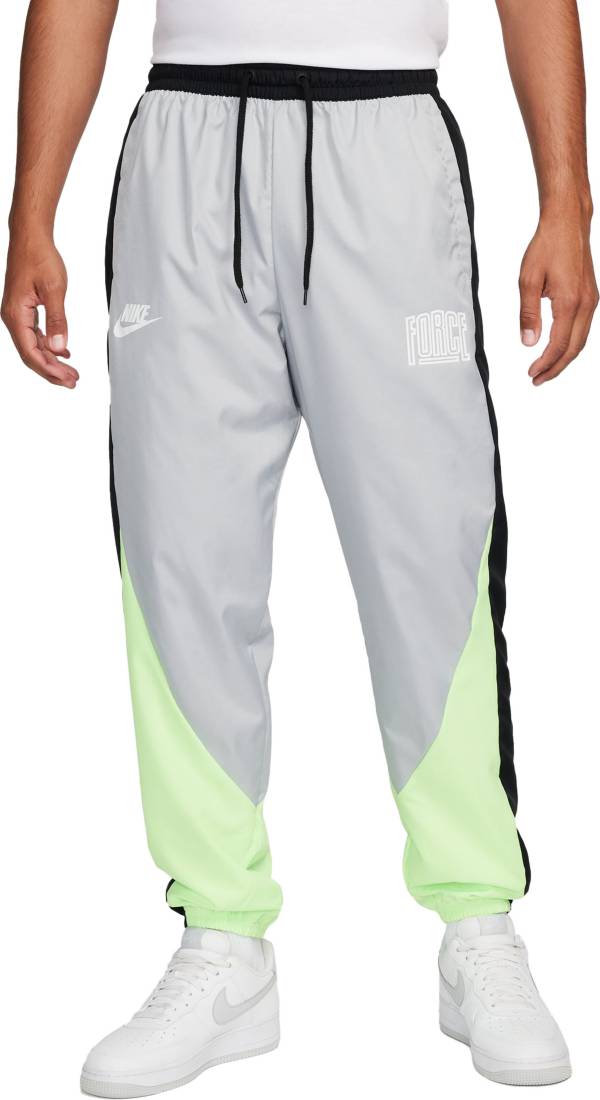 Nike Starting Five Woven Pants Black/Lime Blast/Lt Smoke Grey/White -  Fb6966-013 - Shesha