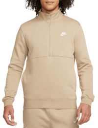 Nike Men's Sportswear Club Brushed-Back 1/2 Zip Pullover