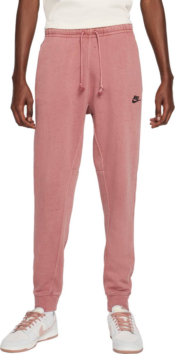 Nike pink cheap joggers mens