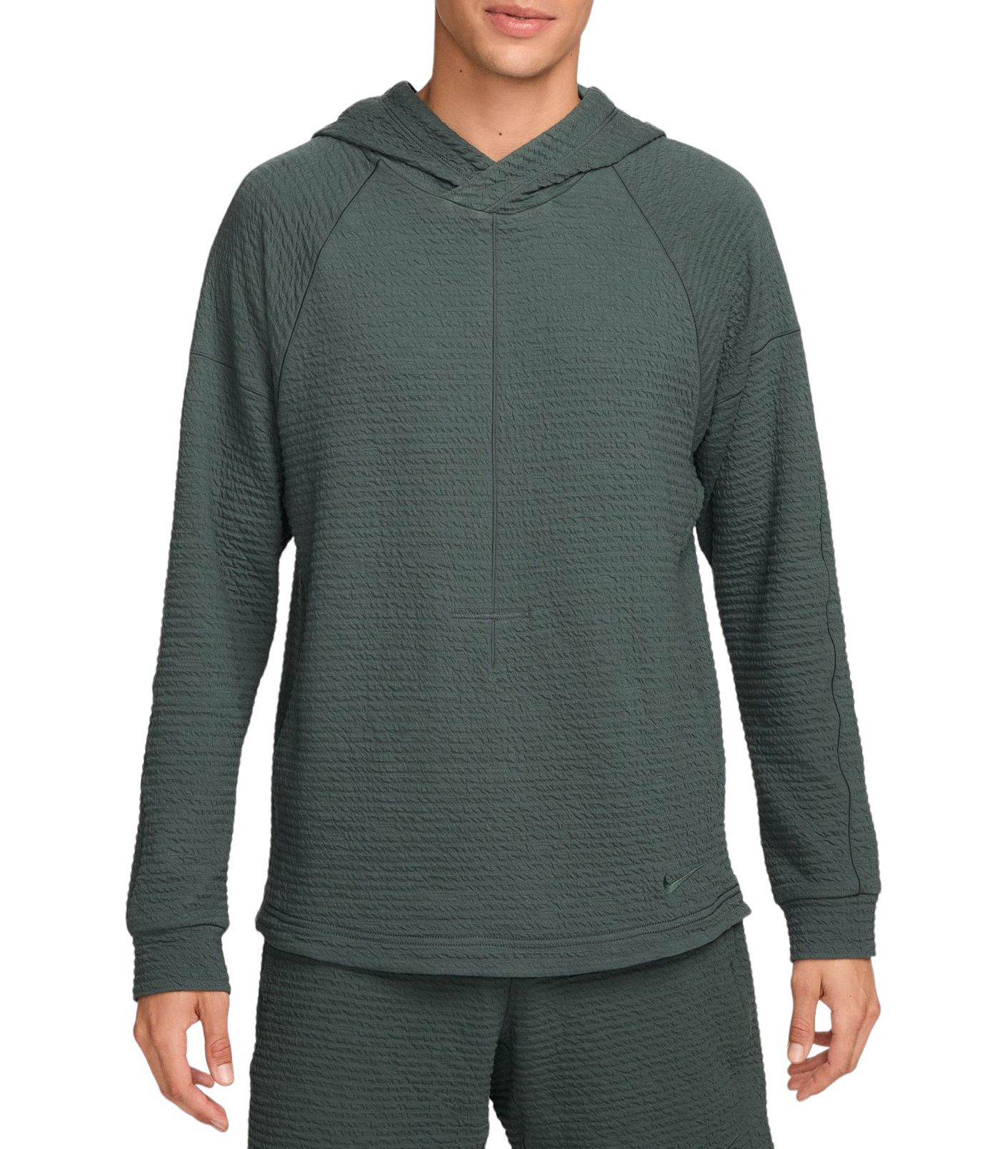 Nike Men s Dri FIT Yoga Texture Pullover Hoodie