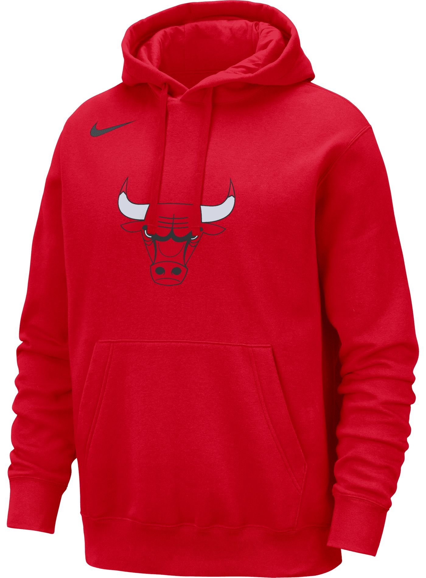 Chicago Bulls Logo Zipper Hoody (Red) 2024