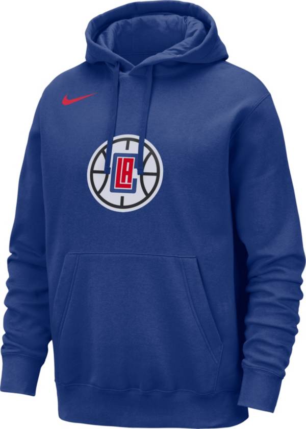 NIKE NBA LOS ANGELES CLIPPERS CITY EDITION LOGO PULLOVER FLEECE