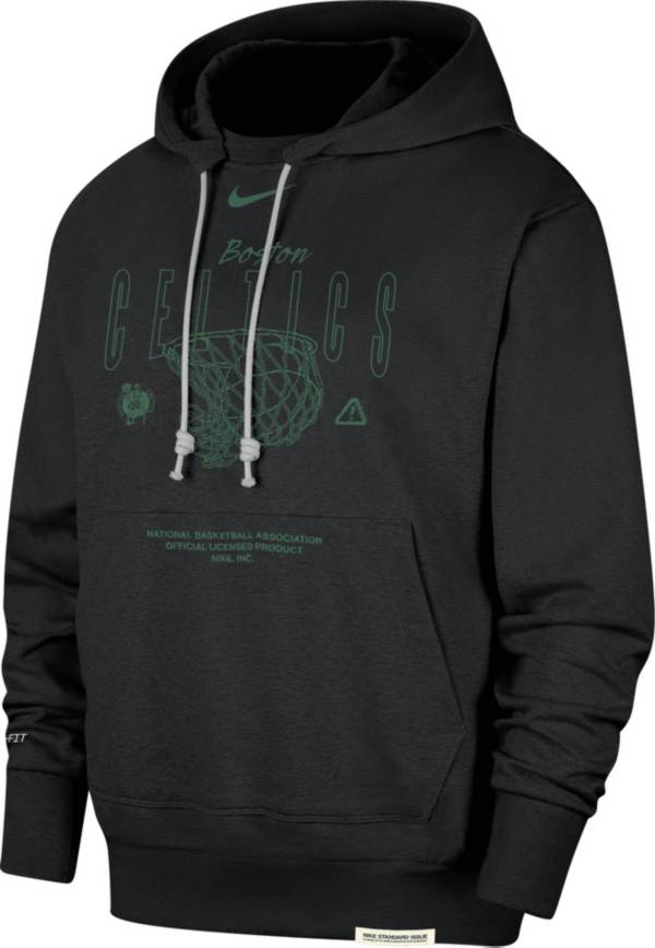 Nike Men s Boston Celtics Black Standard Issue Hoodie Dick s