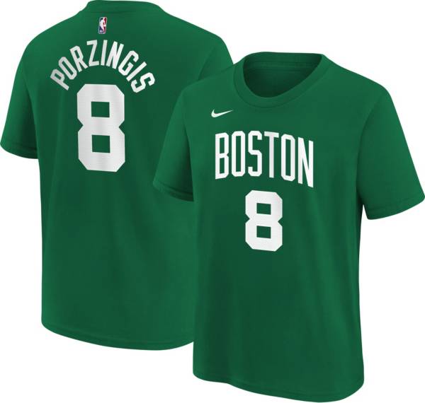 Men's Boston Celtics Kristaps Porzingis #6 Green T-Shirt | Dick's Sporting Goods