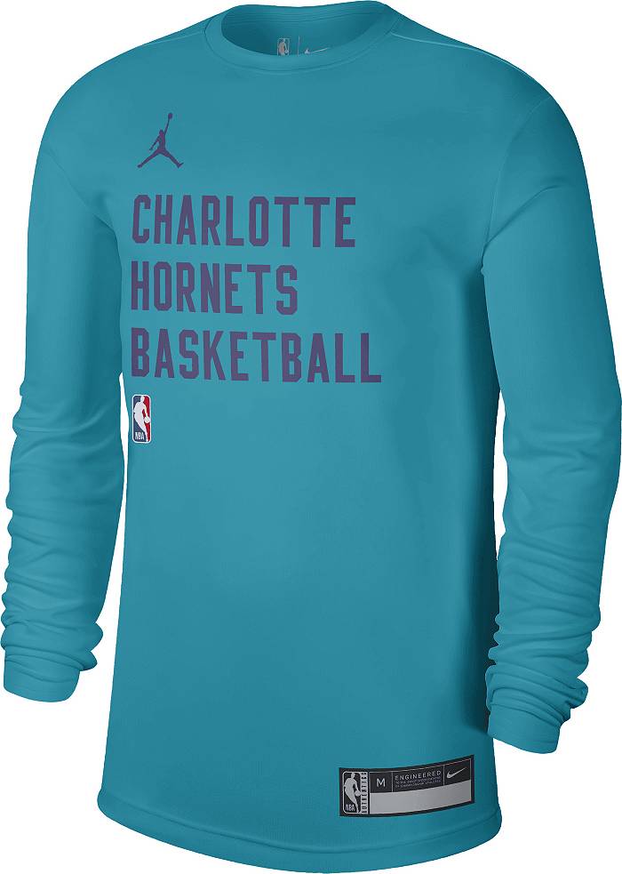 Nike Men's Charlotte Hornets LaMelo Ball #2 Teal T-Shirt, Large, Blue
