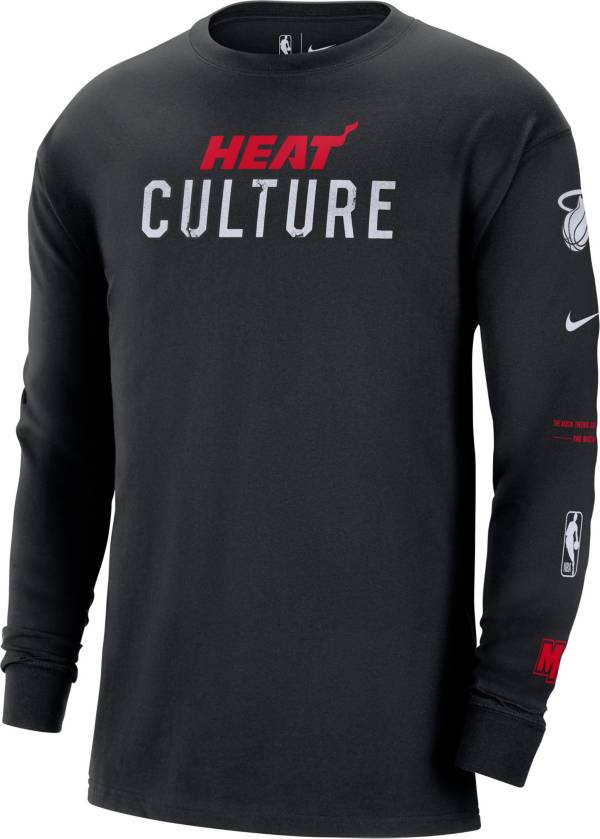 Nike 2022-23 On-Court Practice Long Sleeve Tee – Miami HEAT Store