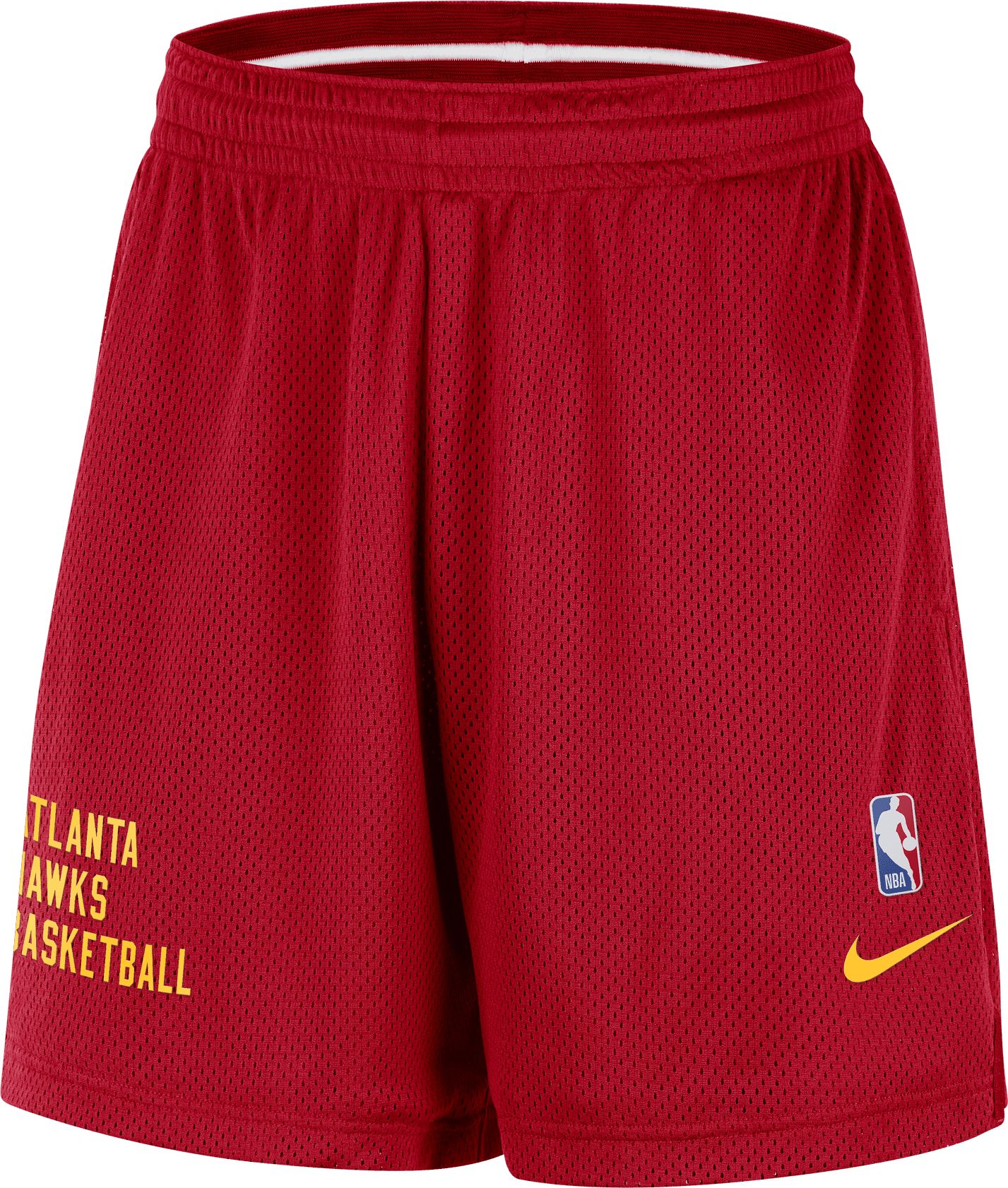 Nike Men's Atlanta Hawks Red Mesh Shorts