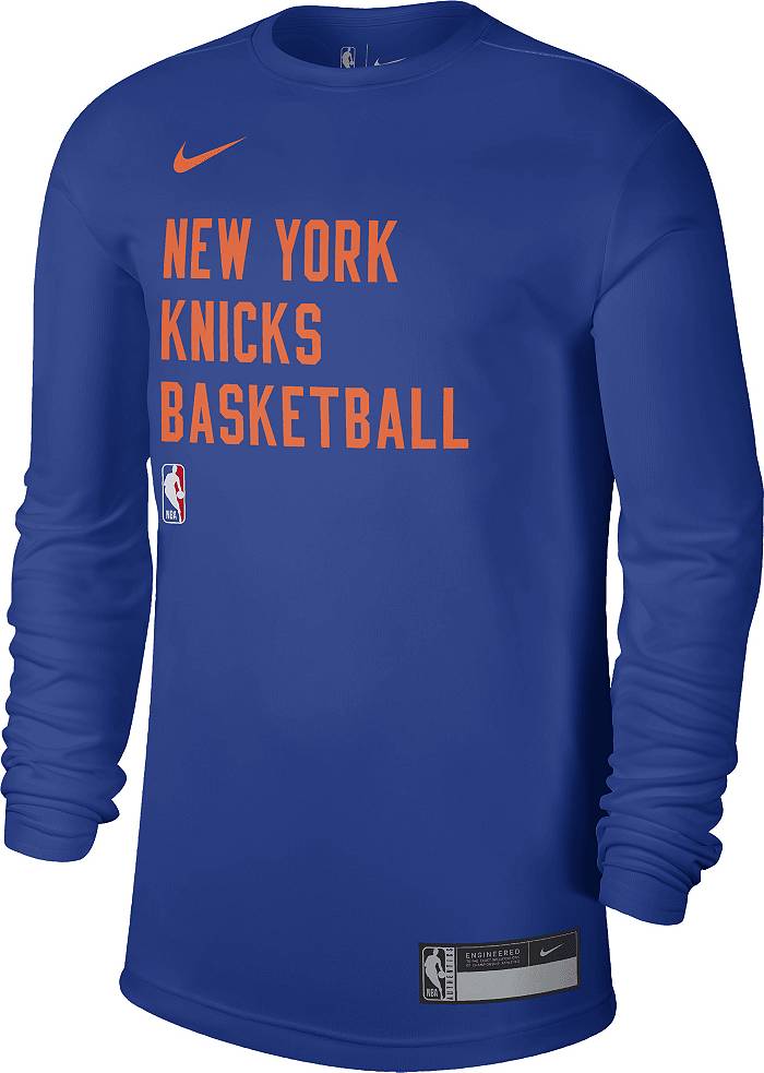 New York Knicks Men's Nike NBA Long-Sleeve T-Shirt.