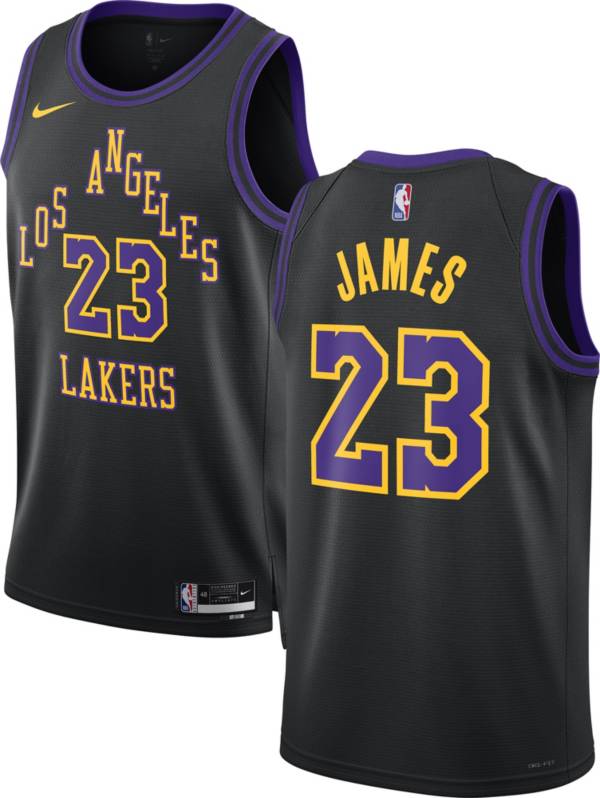 Nike Men's 2023-24 City Edition Los Angeles Lakers LeBron James