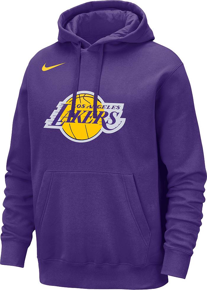 Nike Men's Los Angeles Lakers Purple Logo Hoodie