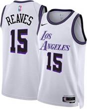 Nike / Men's 2021-22 City Edition Los Angeles Lakers LeBron James #6 Purple  Dri-FIT Swingman Jersey