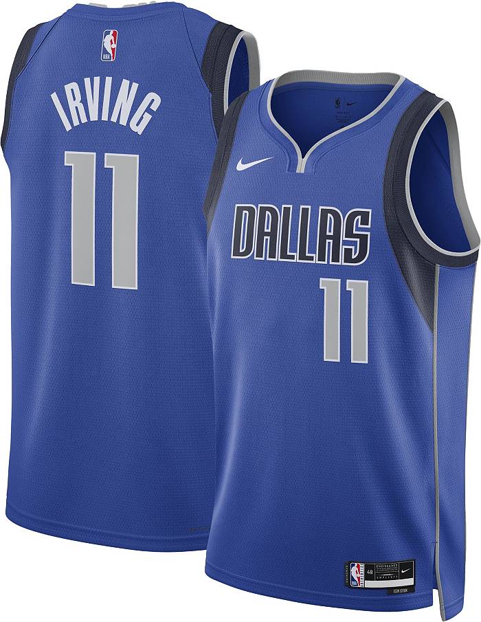 Nike Men's Brooklyn Nets Kyrie Irving #11 White Dri-Fit Swingman Jersey, XXL