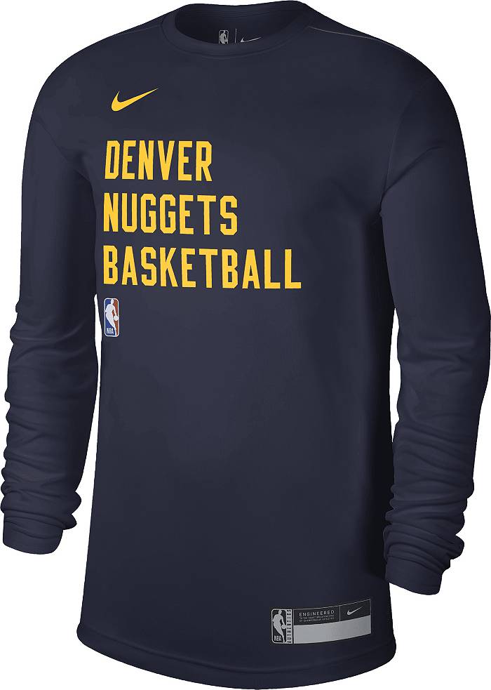Denver Nuggets Nike Essential Practice Performance T-Shirt - Navy