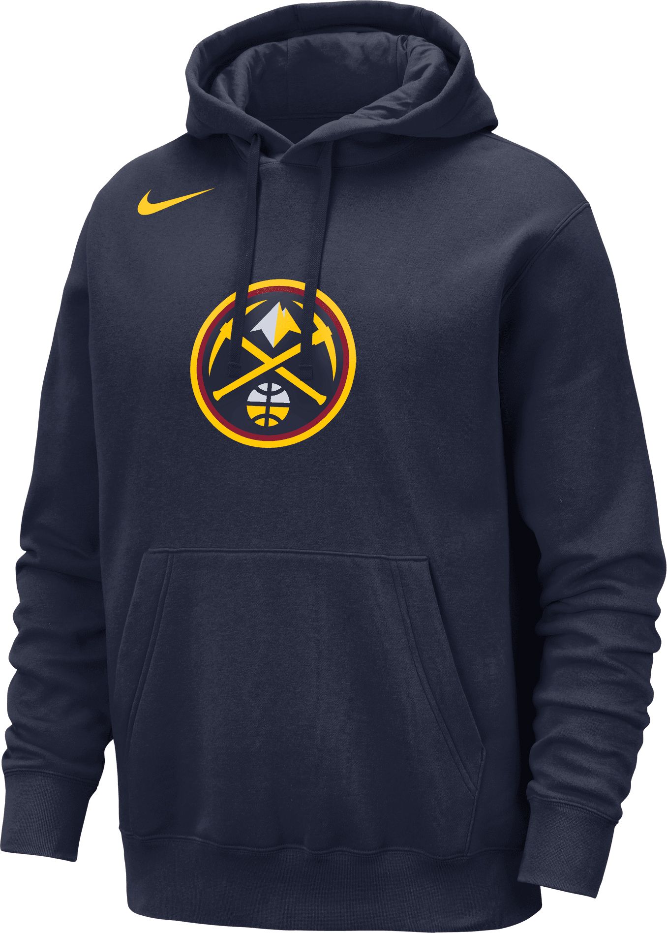 Nike Men's Denver Nuggets Navy Logo Hoodie product image