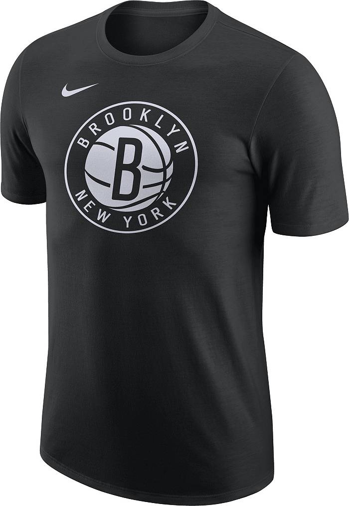 Nike Men's 2022-23 City Edition Brooklyn Nets White Dri-Fit Pregame Long Sleeve Shirt, Large