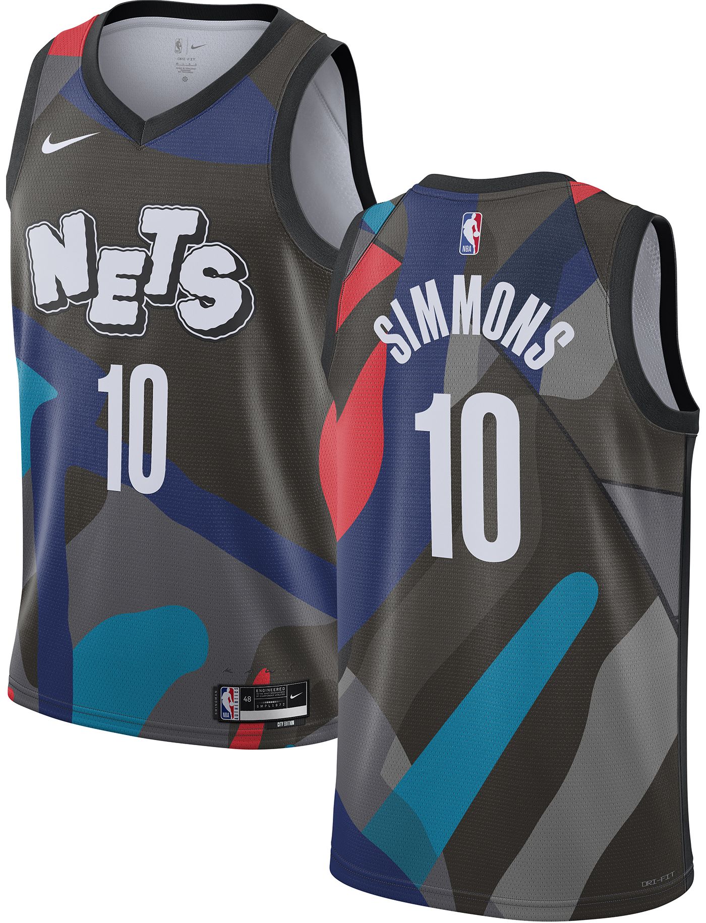 Nike Adult 2023 24 City Edition Brooklyn Nets Ben Simmons 10 Jersey Dick s Sporting Goods