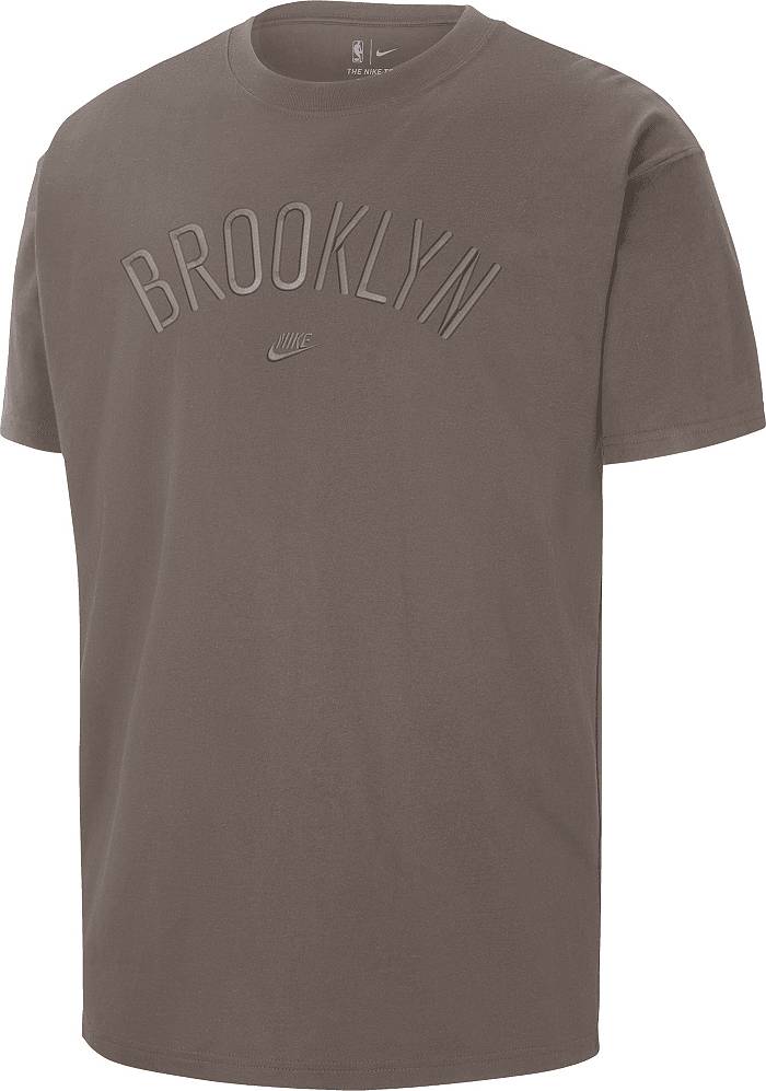 Brooklyn Nets Nike Courtside Crew Sweatshirt - Black - Mens